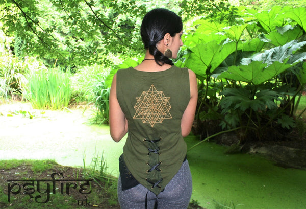 EMBROIDERED Waistcoat - Hippie Waistcoat, Festival Top, Bolero, Hippie Top, Festival Waistcoat, Psytrance Top, Pixie Top, Festival Clothing