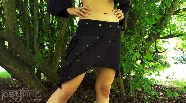 POCKET BELT SKIRT - Pocket Skirt, Festival Skirt, Psytrance Skirt, Utility Belt, Gypsy Skirt, Psy