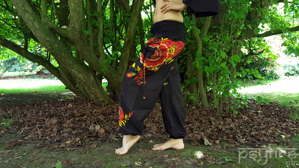 EASTERN Harem Pants - Ali Baba Trousers, Hippie Yoga Pants, Fisherman Pants, Boho Trousers, Aladdin Trousers, Festival Clothing, Yoga Pants