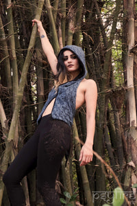 REVERSIBLE LACE Top -  Psy Festival Top, Gypsy Top, Hippie Top, Psytrance, Festival Clothing Women