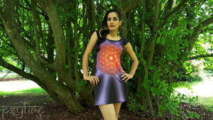 FLOWER OF LIFE Dress - Festival Top, Festival Dress, Hippie Top, Hippie Dress, Psytrance Top, Festival Clothing, Psy, Rave Wear, Psychedelic